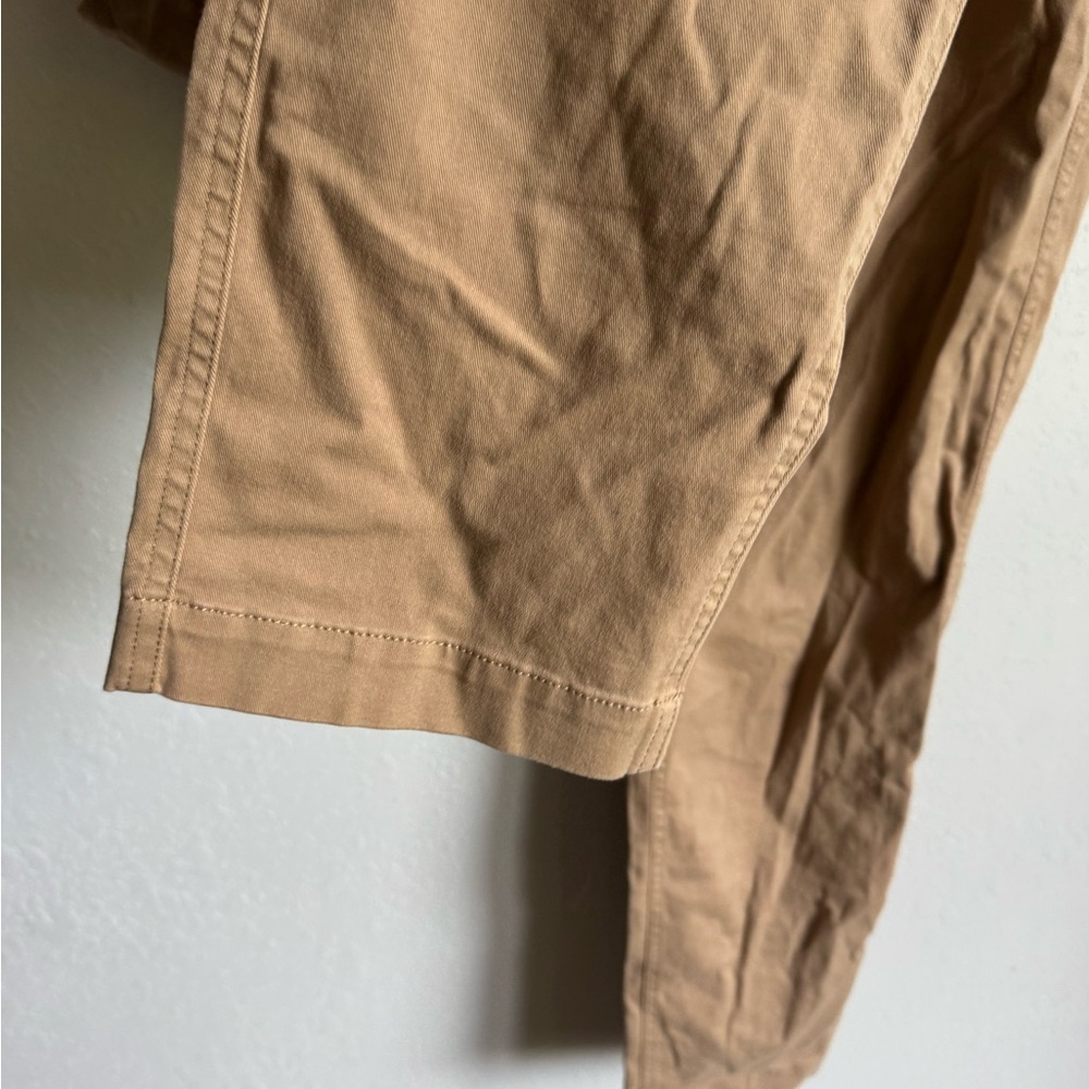 J Crew Tan High Rise Girlfriend Chino Tapered Leg Pant Womens 12 Careerwear - Picture 3 of 6